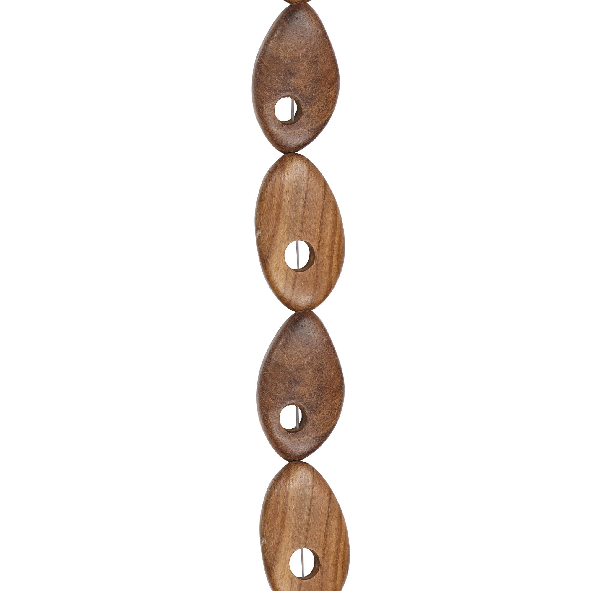Brown Wood Teardrop Beads by Bead Landing®